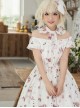 Magic Tea Party Chocolate Rabbit Series OP Lapel Sweet Lolita Short Sleeve Dress