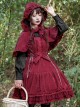 Danube Lovers Series Ruffle Classic Lolita Corduroy Autumn Winter Sling Dress