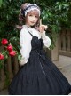 Danube Lovers Series Ruffle Classic Lolita Corduroy Autumn Winter Sling Dress