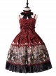 Magic Tea Party- Garden Restaurant Series JSK Bowknot Sweet Lolita Sling Dress