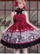 Magic Tea Party- Garden Restaurant Series JSK Bowknot Sweet Lolita Sling Dress