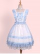 Sweet Tea Tale Series Ruffle Sweet Lolita Little Flying Sleeve Dress