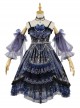 Death Butterfly Music Chapter Series JSK Gorgeous Gothic Lolita Sling Dress Set