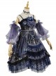 Death Butterfly Music Chapter Series JSK Gorgeous Gothic Lolita Sling Dress Set