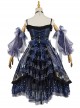 Death Butterfly Music Chapter Series JSK Gorgeous Gothic Lolita Sling Dress Set