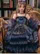 Death Butterfly Music Chapter Series JSK Gorgeous Gothic Lolita Sling Dress Set