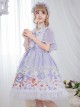 Miss Animal's Flowers Party Series OP Sweet Lolita Short Sleeve Dress