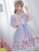 Miss Animal's Flowers Party Series OP Sweet Lolita Short Sleeve Dress