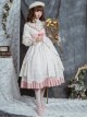 North Mirror Flower Series OP Classic Lolita Nordic Court Style Autumn Winter Long Sleeve Dress