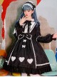 Alice Story Series Bowknot Doll Collar Sweet Lolita Long Sleeve Dress
