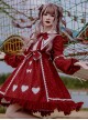 Alice Story Series Bowknot Doll Collar Sweet Lolita Long Sleeve Dress