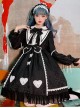 Alice Story Series Bowknot Doll Collar Sweet Lolita Long Sleeve Dress