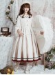 The Distant Letter Series Elegant Pure Color Classic Lolita Autumn Winter Sleeveless Dress And Shirt Set