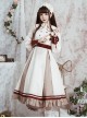 The Distant Letter Series Lapel Elegant Classic Lolita Autumn Winter Long Sleeve Dress