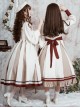 The Distant Letter Series Lapel Elegant Classic Lolita Autumn Winter Long Sleeve Dress