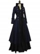 Multicolor Victorian Steampunk Lolita Prom Long Dress And Coat Set