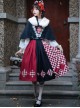 Sparrow Tea Series Japanese Style Classic Lolita Sling Dress And Shirt And Cloak Set