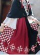 Sparrow Tea Series Japanese Style Classic Lolita Sling Dress And Shirt And Cloak Set