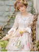 Magic Tea Party *Little Ada's Flowers* Series Retro Sweet Lolita Half Sleeve Dress