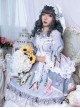 Magic Tea Party *Little Ada's Flowers* Series Retro Sweet Lolita Half Sleeve Dress