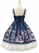 Full-blown Flowers Series Bowknot Chiffon Sweet Lolita Sling Dress