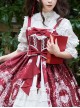 Full-blown Flowers Series Bowknot Chiffon Sweet Lolita Sling Dress