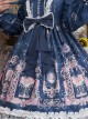 Full-blown Flowers Series Bowknot Ruffle Chiffon Sweet Lolita Long Sleeve Dress