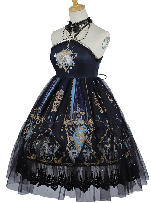 Divine Salvation Series Retro Gothic Lolita Sling Dress