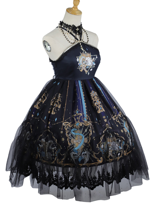 Divine Salvation Series Retro Gothic Lolita Sling Dress