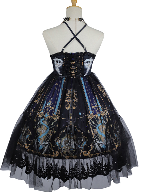 Divine Salvation Series Retro Gothic Lolita Sling Dress