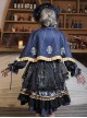 Divine Salvation Series OP Printing Retro Gothic Lolita Long Sleeve Dress Set