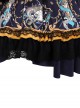 Divine Salvation Series OP Printing Retro Gothic Lolita Long Sleeve Dress Set