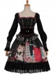 Playing Card Maze Series Retro Punk Lolita Long Sleeve Dress Set