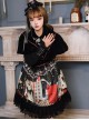 Playing Card Maze Series Retro Punk Lolita Long Sleeve Dress Set