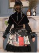 Playing Card Maze Series Retro Punk Lolita Long Sleeve Dress Set