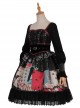 Playing Card Maze Series Retro Punk Lolita Long Sleeve Dress Set