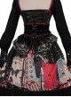 Playing Card Maze Series Retro Punk Lolita Long Sleeve Dress Set