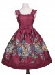 Strawberry Witch *The Fairytale Drama Of Chibor* Series Bowknot Sweet Lolita Sleeveless Dress