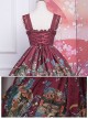 Strawberry Witch *The Fairytale Drama Of Chibor* Series Bowknot Sweet Lolita Sleeveless Dress
