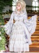 Cross Lily Series Gorgeous Tea Party Style Classic Lolita Long Sleeve Dress Full-set