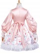 Hamster Cup Series OP Pink Sweet Lolita Long Sleeve Dress And Cloak Set