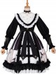 Dark Gold Hymn Series OP Gothic Lolita Long Sleeve Dress