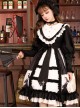 Dark Gold Hymn Series OP Gothic Lolita Long Sleeve Dress