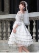 Venus Kiss Series White Elegant Classic Lolita Sling Dress