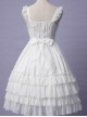 Venus Kiss Series White Elegant Classic Lolita Sling Dress