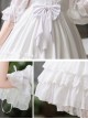 Venus Kiss Series White Elegant Classic Lolita Sling Dress