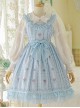 Flower Wall Series Chiffon Ruffle Sweet Lolita Sling Dress