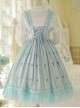 Flower Wall Series Chiffon Ruffle Sweet Lolita Sling Dress