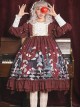 Little Red Riding Hood Theatre Series Printing Sweet Lolita Long Sleeve Dress