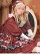 Little Red Riding Hood Theatre Series Printing Sweet Lolita Long Sleeve Dress